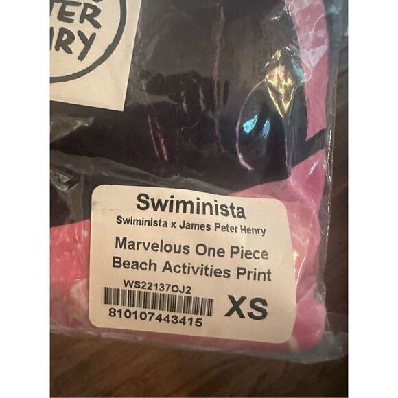 Swiminsta size X-small James Peter Henry pink one piece swimsuit - Picture 4 of 4